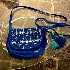 Never Used before Hollister Blue crossbody Bag